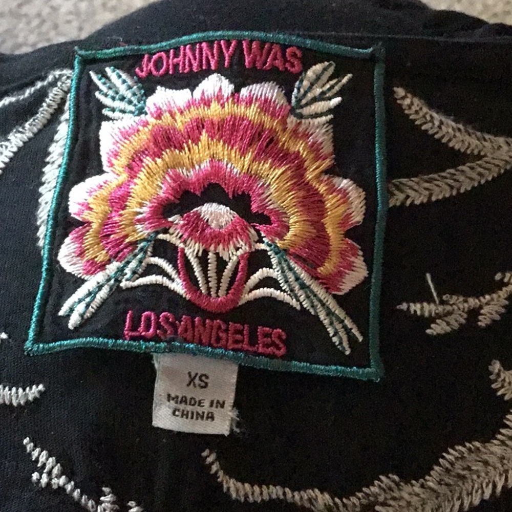 EUC Johnny Was Boho Embroidered Dress - Picture 6 of 7